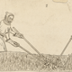 Circa 1300, Medieval farm workers at harvest time. Drawing from the Loutrell Psalter. Photo via Getty Images.